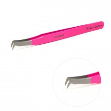 Пинцет Сапожок Мини (розовый) Design Lashes