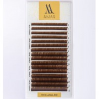 Вії Alias  Dark Brown окремої довжини 16 стрічок