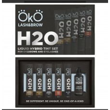 Набір фарби для брів та вій OKO Liquid Hybrid Tint SET H2O з окисником