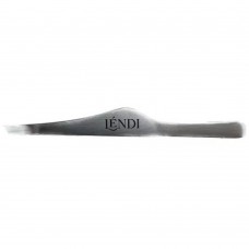 Пінцет для брів Lendi (скошений, матовий)