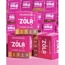 Набор красок для бровей с коллагеном в саше по 5ml ZOLA (5 шт)