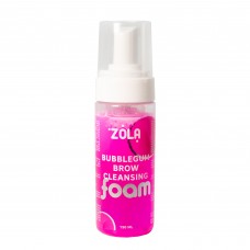 Пена для бровей очищающая розовая Bubblegum Brow Cleansing 150 мл ZOLA Viktorina Vika